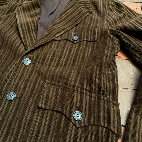 SOLD 100% CORDUROY JAPANESE VINTAGE REPRODUCTION WESTERN BLAZER SPORTS JACKET