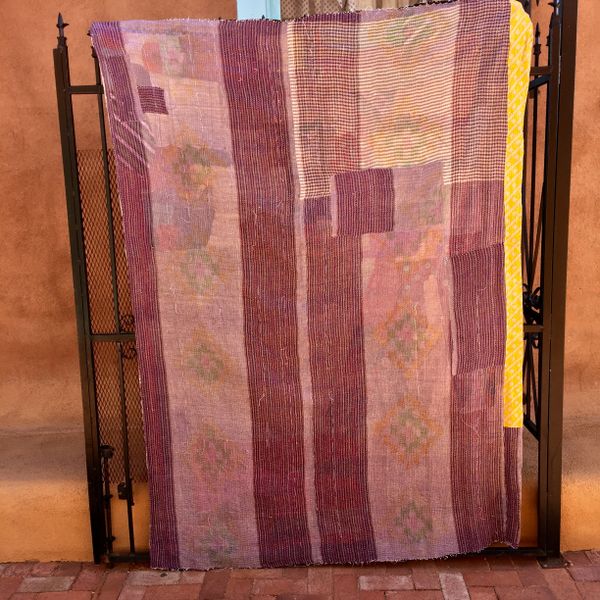 VINTAGE SARI QUILT 58