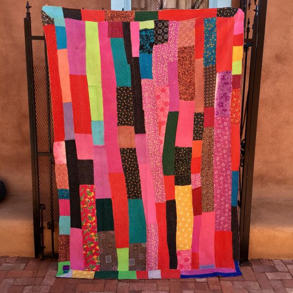 VINTAGE SARI QUILT 59