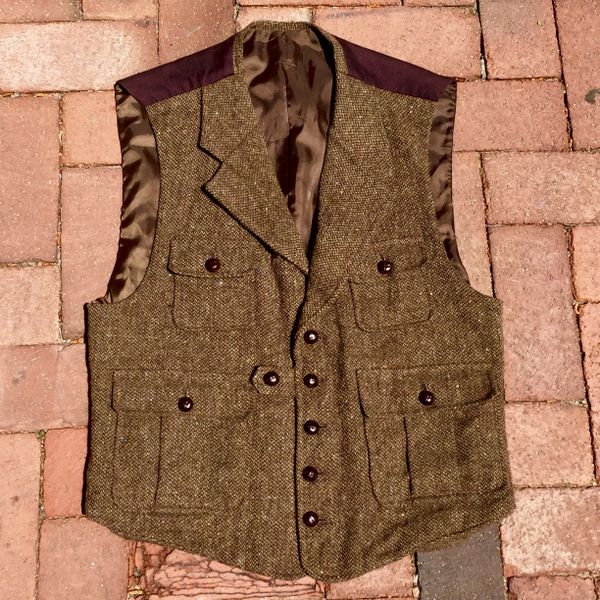 Leather hotsell hunting vest