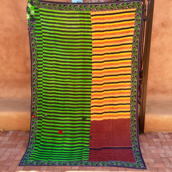 VINTAGE SARI QUILT 65