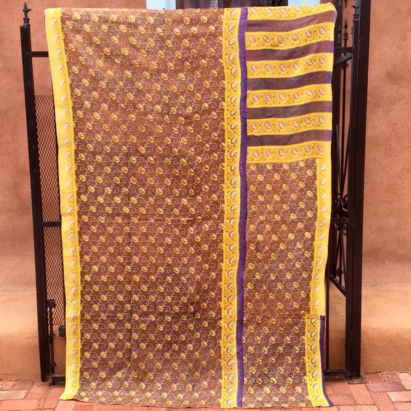 VINTAGE SARI QUILT 70