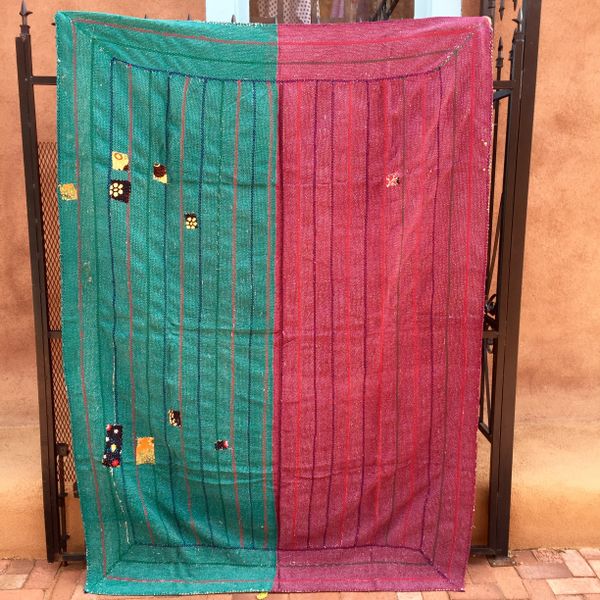 VINTAGE SARI QUILT 73