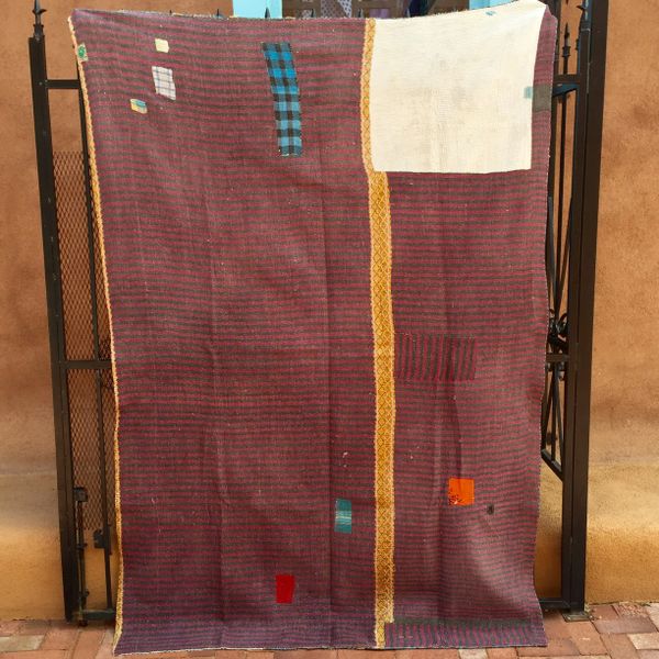 VINTAGE SARI QUILT 74