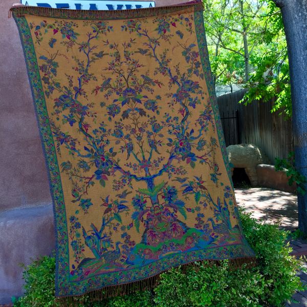 SOLD SOFT BOILED WOOL SHAWL BLANKET 1