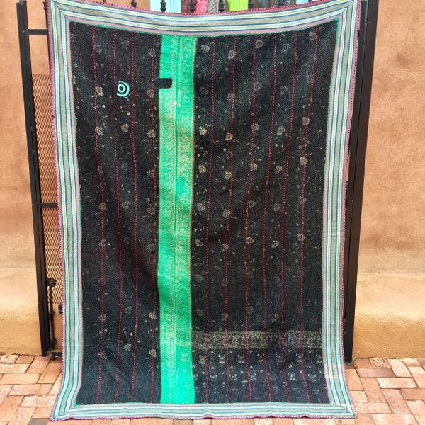 VINTAGE SARI QUILT #84