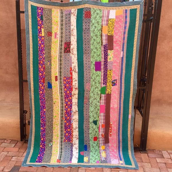 VINTAGE SARI QUILT #89