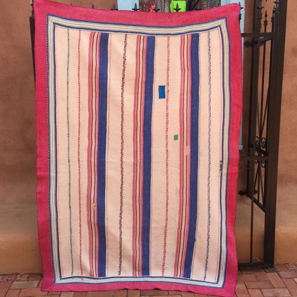 SOLD VINTAGE SARI QUILT #91