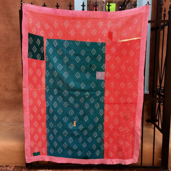 VINTAGE SARI QUILT #95