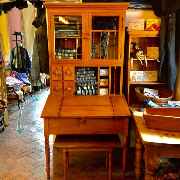 SOLD 1840s WALNUT HUTCH DESK