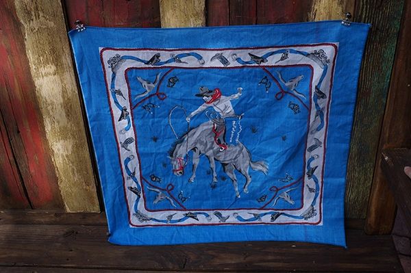 SOLD RODEO COWBOY BANDANNA