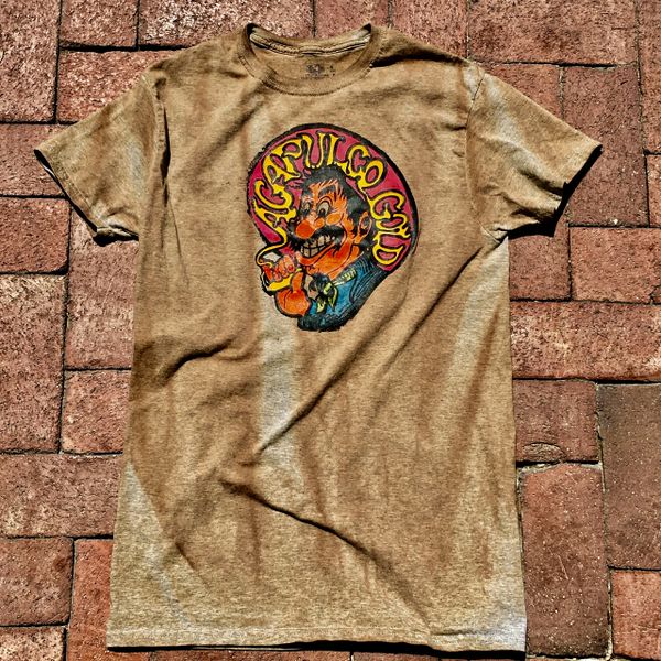 1970s ACAPULCO GOLD MEXICAN CHEEBA JOINT AGED BUT NEW COTTON TSHIRT