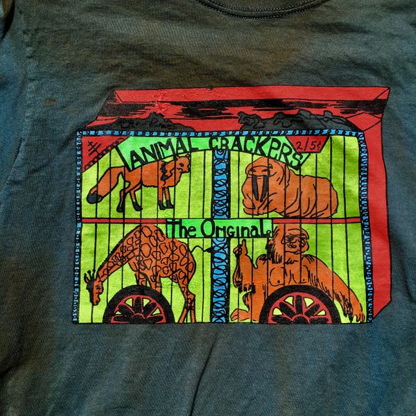 1970s ANIMAL CRACKERS AGED BUT NEW COTTON TSHIRT