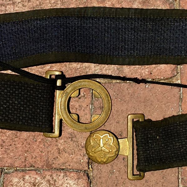 SOLD 1940s JAPANESE FIREMAN'S BELT OBI