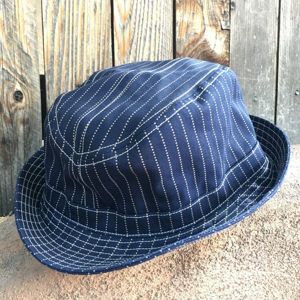 FREEWHEELERS Lenny Bruce JAPAN DENIM INDIGO STIFEL WABASH FEDORA BUCKET  FISHERMAN CAP HAT