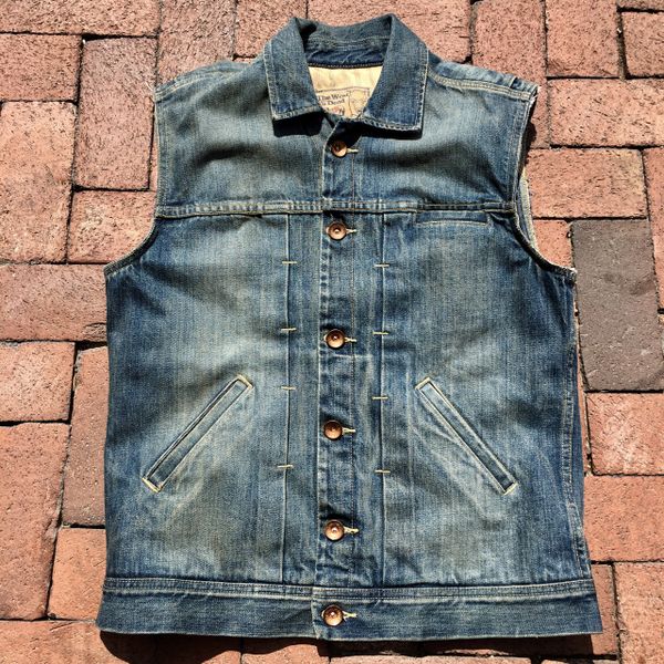 SOLD HEAVY DENIM THE WEST IS DEAD VEST