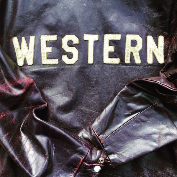 SOLD 1970s EGGPLANT PURPLE DISTRESSED VARSITY LEATHER JACKET WESTERN