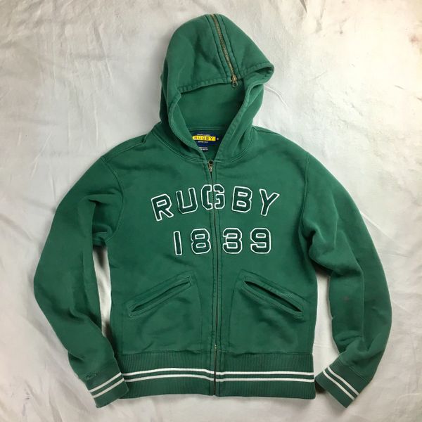 SOLD EXTINCT BRAND RUGBY OUTFITTERS BY RALPH LAUREN GREEN HOODIE M | DEJA  VU REFINERY CORPORATION