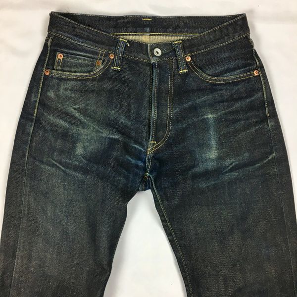 SOLD IRONHEART 21oz DENIM DISTRESSED JEANS 30” WAIST 34” LONG