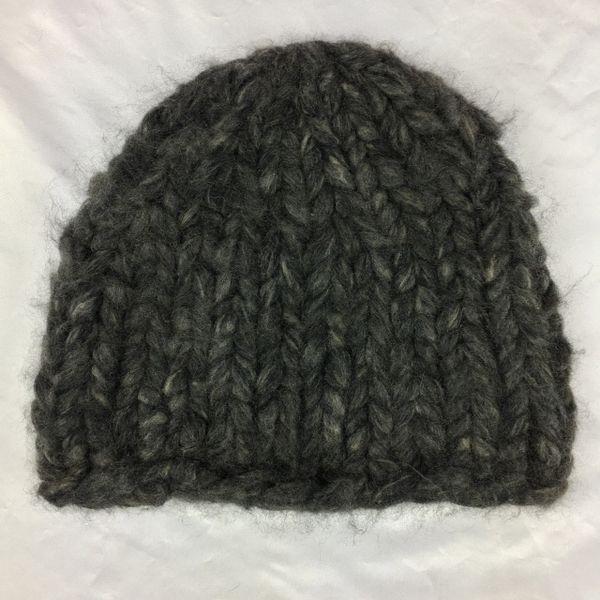 SOLD 100% CASHMERE CHUNKY GINORMOUS BEANIE CAP HAT HANDKINT IN NYC