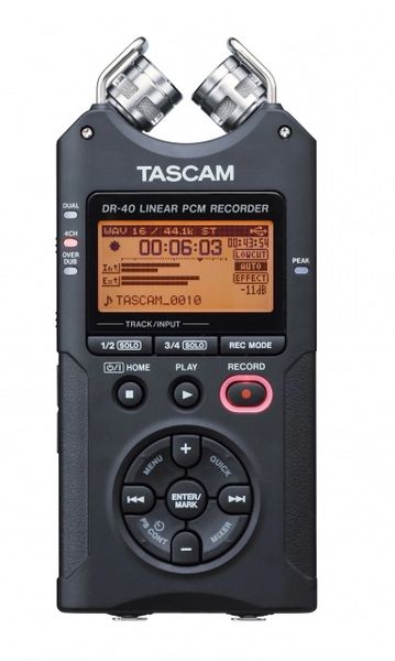 Tascam DR-40 Handheld 4-Track Recorder