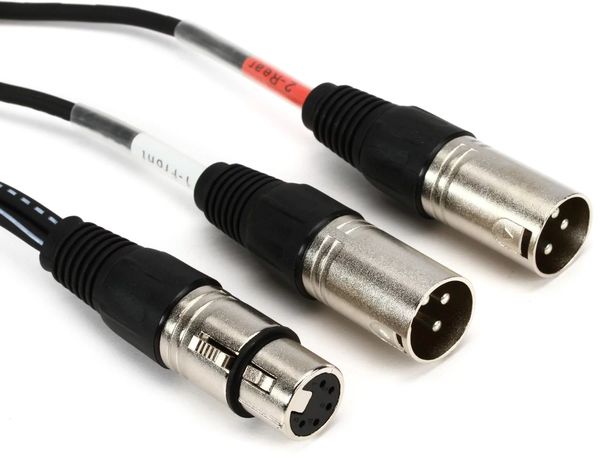 Townsend LCA1 - 5 Pin to dual 3 pin XLR cable - 3m