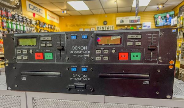 Denon DN-2000F MKII Dual CD Decks with RC-35B Controller
