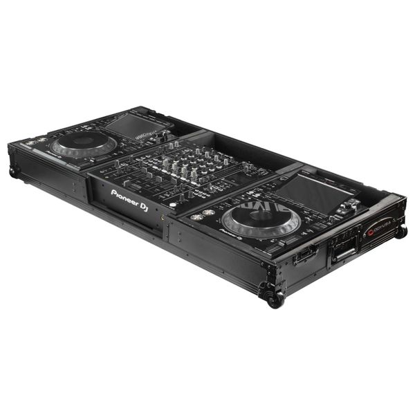 Odyssey FZDJMA9CDJWBL Flight Case Coffin Style DJM-A9 Two CDJ - Black