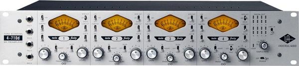 Universal Audio 4-710D 4-channel Microphone Preamp & Compressor