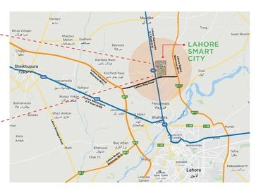 Lahore Smart City Location Map