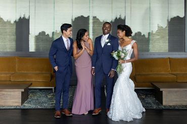 Michael Kors blue performance wedding suit.  *Coolmax*