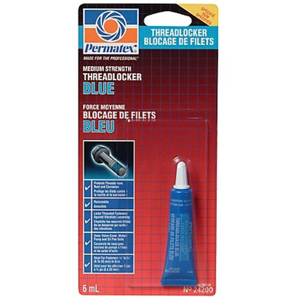 `Permatex Blue Medium Strength (removable) THREADLOCKER