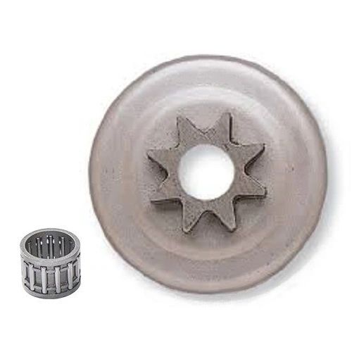 ~HUSQVARNA L65, 77, 160, 181, 185, 260, 263, 280, 285, 380, 480, 1100, 2100 CLUTCH DRUM, BEARING AND 3/8" 8 TOOTH SPUR SPROCKET