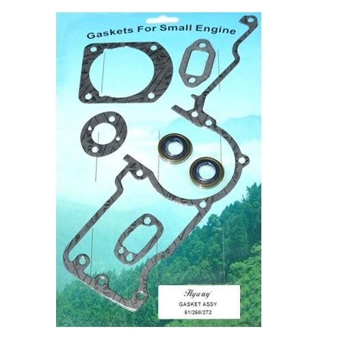 HUSQVARNA *61, 66, 162, 266, 268, 272 Jonsered 625, 630, 670 brand GASKET SET