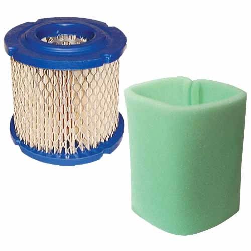 `BRIGGS & STRATTON (7 thru 18 HP) Horizontal Engines AIR FILTER-PRE-FILTER COMBO 393957, 271794