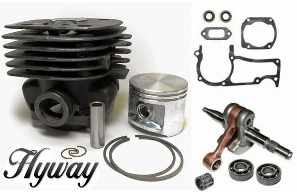 `HUSQVARNA 362, 365*, 371, 371K, 372*, 372K*, 375*, 375K* Jonsered 2063, 2065, 2071, 2163, 2171 *EPA Hyway CYLINDER PISTON OVERHAUL KIT NIKASIL 50MM