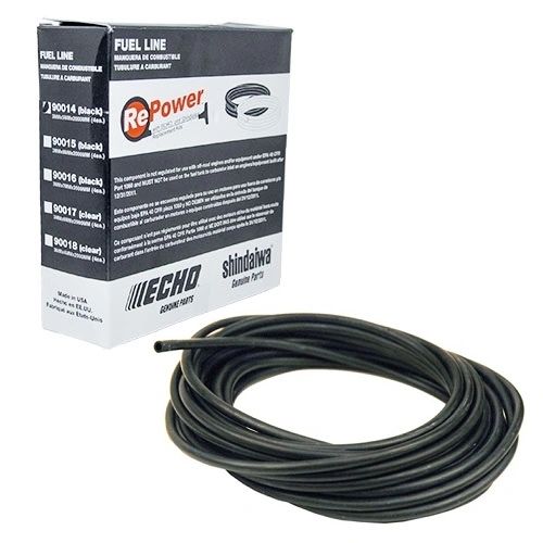 `ECHO GENUINE O.E.M. FUEL LINE PREMIUM BLACK NEOPRENE 3MM ID X 5MM OD X 1 FOOT