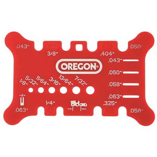 ~^CHAINSAW DRESSER STONE PROFILE CONTOUR, BAR-CHAIN GAUGE-PITCH AND FILE MEASURING TOOL