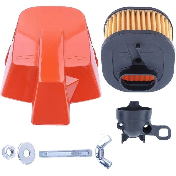 ~HUSQVARNA 362, 365, 371, 372 XP HD AIR FILTER AND COVER (HIGH TOP) WITH HD FILTER HOLDER AIR HORN CONVERSION KIT