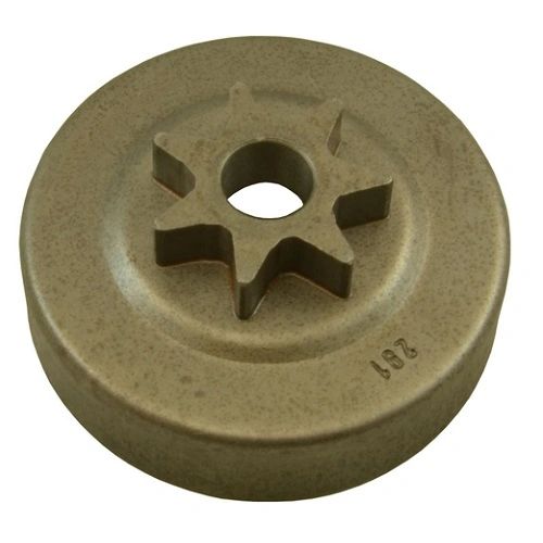 `STIHL 024, 026, MS240, MS260, MS261, MS270, MS271, MS280, MS281, MS291 CLUTCH DRUM WITH SPUR SPROCKET 7 tooth, 3/8" pitch