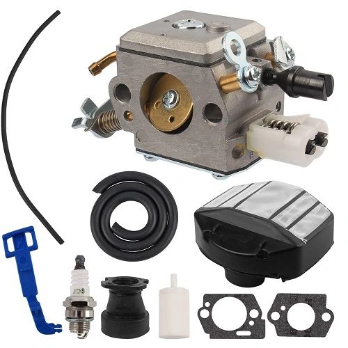 `HUSQVARNA 357, 359, Jonsered 2156, 2159 CARBURETOR, GASKETS, AIR FILTER, MANIFOLD, CHOKE CONTROL ROD, SPARK PLUG, FUEL LINE/FILTER TUNE UP KIT