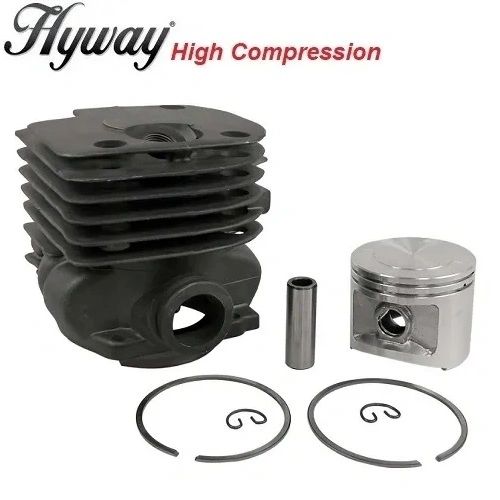 `HUSQVARNA 362, 365*, 371, 371K, 372*, 372K*, 375*, 375K* Jonsered 2063, 2065, 2071, 2163, 2171 BIG BORE Hyway CYLINDER-POP-UP PISTON KIT NIKASIL 52MM (Brown Box Packaging)