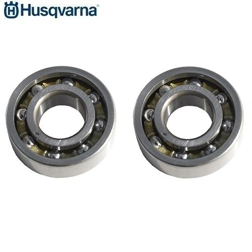 `HUSQVARNA O.E.M. GENUINE CRANKSHAFT MAIN BEARING SET FOR 45, 50, 51, 55, 61, 66, 154, 162, 254, 257, 262, 266, 268, 272, 340, 345, 346, 350, 351, 353, 355, 357, 359, 362, 365, 371K, 371, 372, 372K, 375, 375K XP, XPG, XT, K650, K700, K750, K760, K770