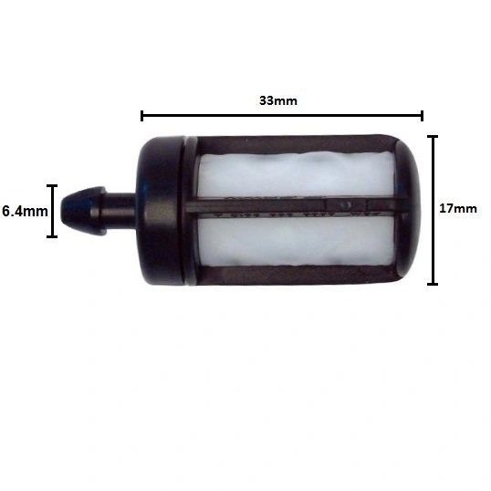 `STIHL SMALL SIZE FUEL FILTER FITS MANY MODELS