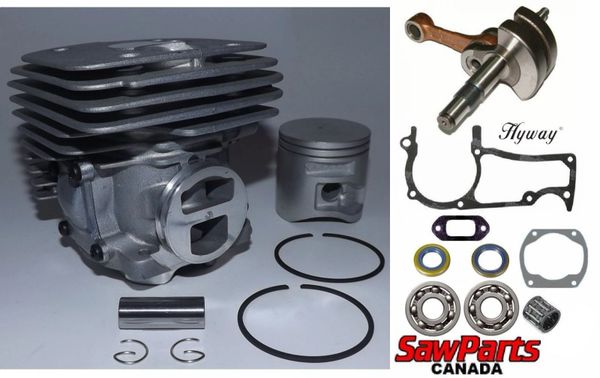 `HUSQVARNA 365, 372 X-Torq, JONSERED 2172, 2166 OVERHAUL REBUILD KIT PREMIUM 50MM