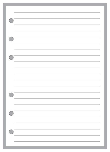 Wide Ruled 4 X Lined Writing Note Pads (60pages) - Temu