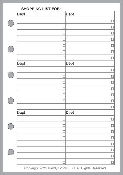 A5 Blank Paper  Handy Forms LLC