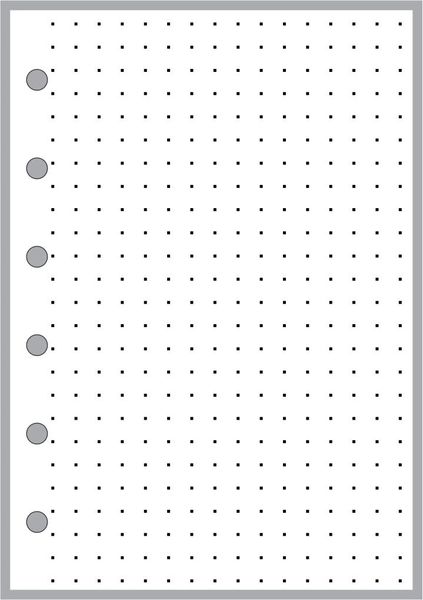HPP Pocket-Plus Dot Grid Paper - 5 mm Dot Spacing