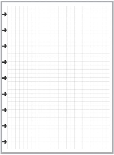 HPC Happy Planner Classic Size Dot Grid Paper (1/4)