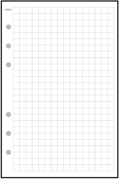 RTR Graph Paper - 0.25 inch grid